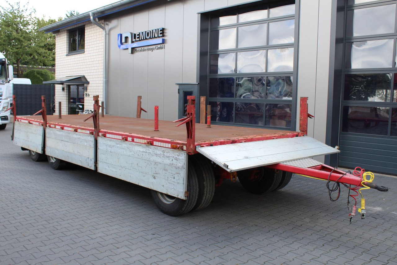 3-Achs ZORZI Pritschen-Anhänger Plateau-Rolle - Pótkocsi mélybölcsős: 5 kép. 3-Achs ZORZI Pritschen-Anhänger Plateau-Rolle - Pótkocsi mélybölcsős: 5 kép.