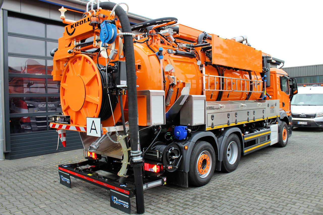 MAN TGS 26.480 6x2 Kroll 13m³ WRG Wasserrückgewinner - Szippantós autó: 5 kép. MAN TGS 26.480 6x2 Kroll 13m³ WRG Wasserrückgewinner - Szippantós autó: 5 kép.