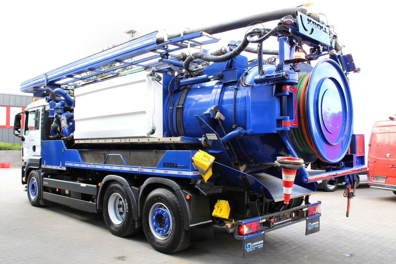 MAN TGS 28.440 6x2 Kroll 14,5m³ W-Rückgewinner KOMBI - Szippantós autó: 4 kép. MAN TGS 28.440 6x2 Kroll 14,5m³ W-Rückgewinner KOMBI - Szippantós autó: 4 kép.