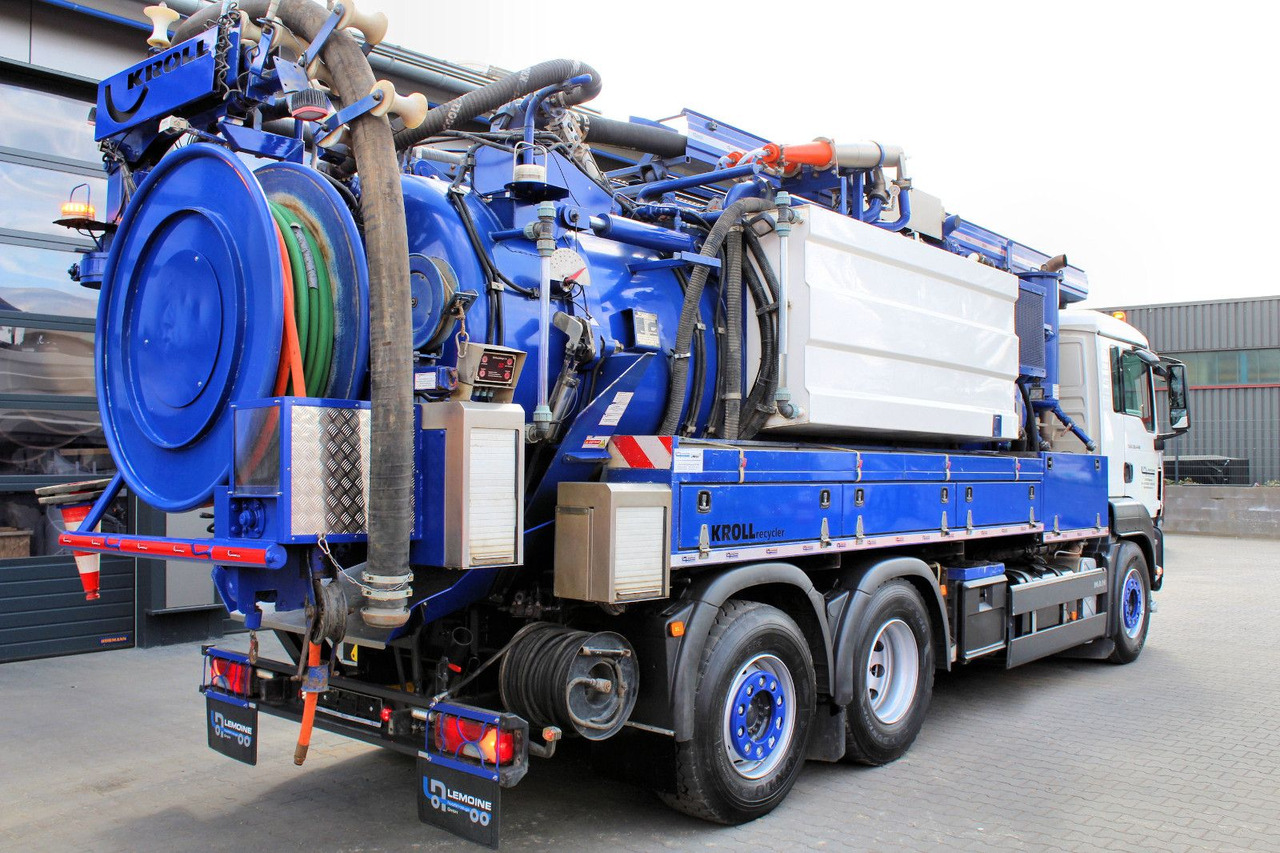 MAN TGS 28.440 6x2 Kroll 14,5m³ W-Rückgewinner KOMBI - Szippantós autó: 5 kép. MAN TGS 28.440 6x2 Kroll 14,5m³ W-Rückgewinner KOMBI - Szippantós autó: 5 kép.