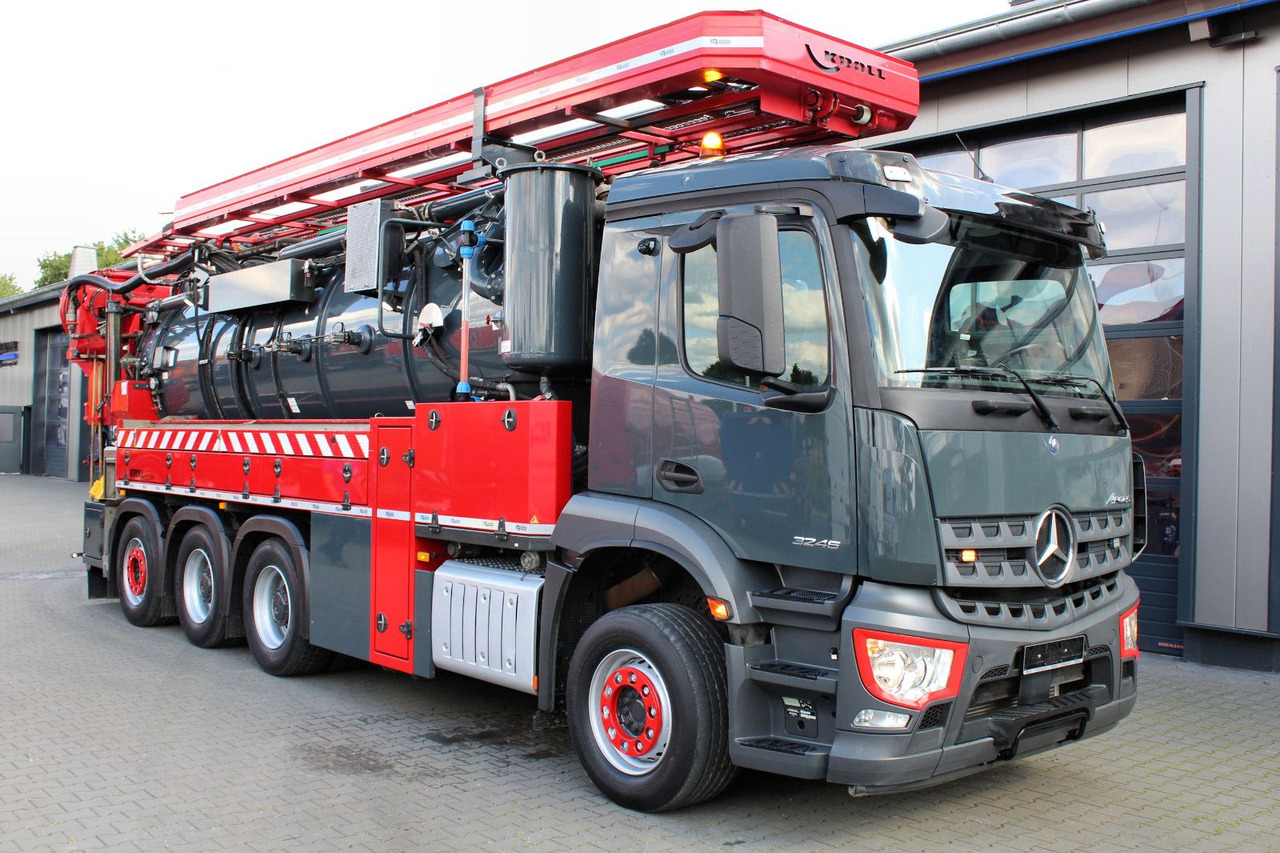 Mercedes-Benz AROCS 3246 8x4 Kroll 16m³ WRG Winterheizung -15C - Szippantós autó: 1 kép. Mercedes-Benz AROCS 3246 8x4 Kroll 16m³ WRG Winterheizung -15C - Szippantós autó: 1 kép.