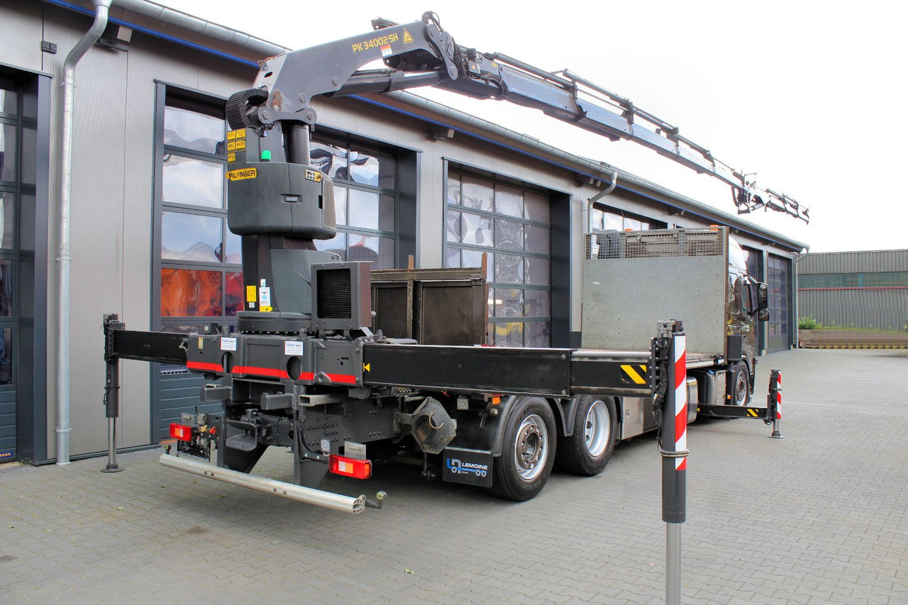 Volvo FM 420 6x2 Container-Pritsche+Kran PK 34.002+JIB - Platós teherautó, Darus autó: 5 kép. Volvo FM 420 6x2 Container-Pritsche+Kran PK 34.002+JIB - Platós teherautó, Darus autó: 5 kép.