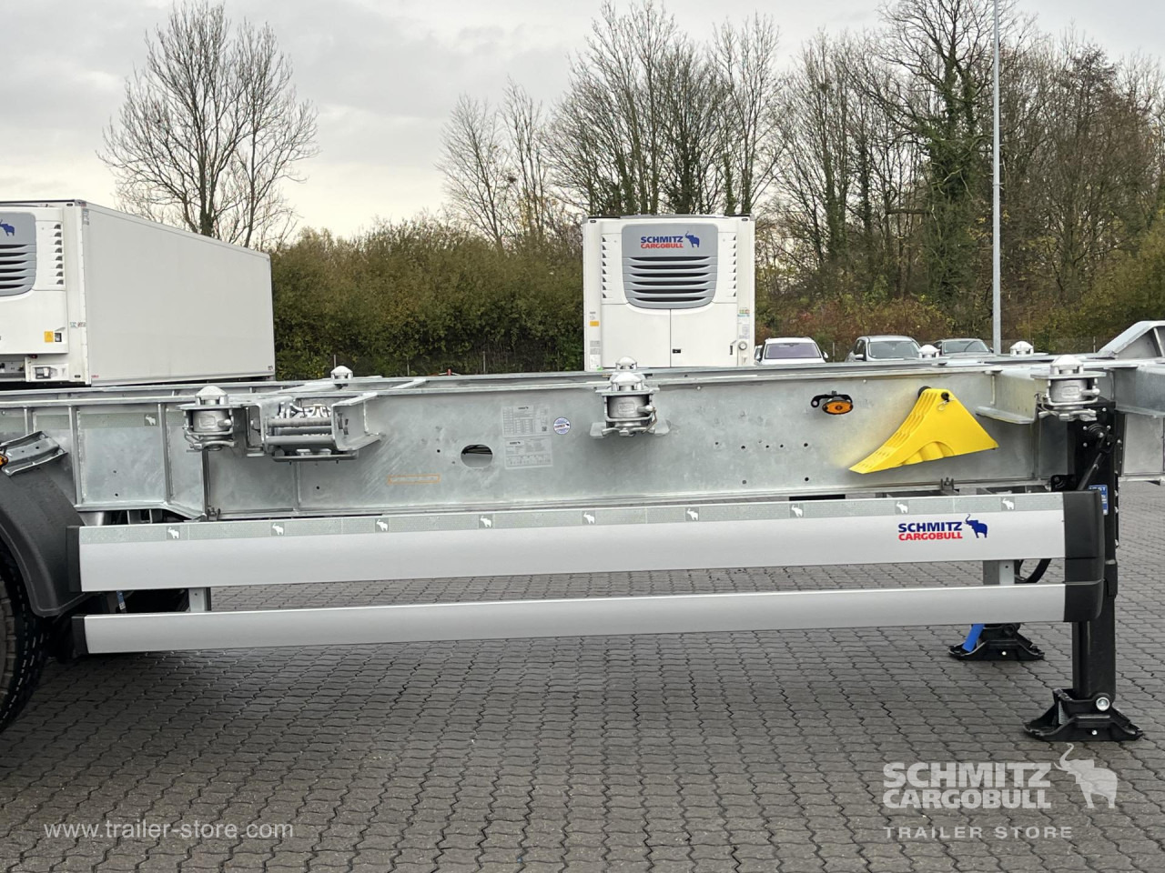 SCHMITZ Auflieger Containerfahrgestell Standard - Félpótkocsi cserefelépítményes: 2 kép. SCHMITZ Auflieger Containerfahrgestell Standard - Félpótkocsi cserefelépítményes: 2 kép.