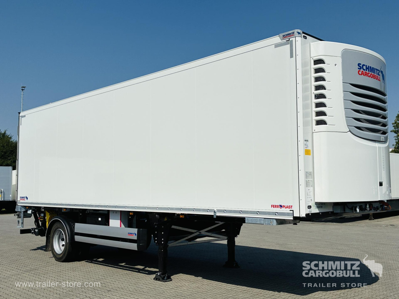 SCHMITZ Auflieger Tiefkühler Standard Taillift - Félpótkocsi hőszigetelt: 1 kép. SCHMITZ Auflieger Tiefkühler Standard Taillift - Félpótkocsi hőszigetelt: 1 kép.