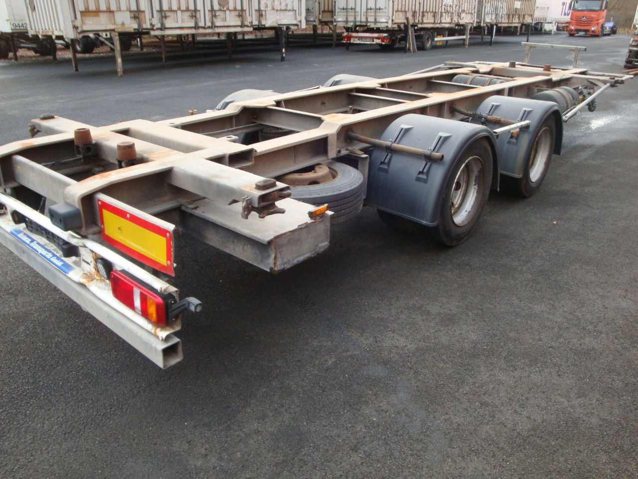 Obermaier W190 ZLU Jumbo Tandem BDF C 7820 7,82 verzinkt - Pótkocsi cserefelépítményes: 4 kép. Obermaier W190 ZLU Jumbo Tandem BDF C 7820 7,82 verzinkt - Pótkocsi cserefelépítményes: 4 kép.