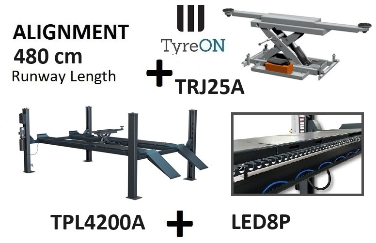TPL4200A + TRJ25A + LED8P - Garázs felszerelés: 1 kép. TPL4200A + TRJ25A + LED8P - Garázs felszerelés: 1 kép.