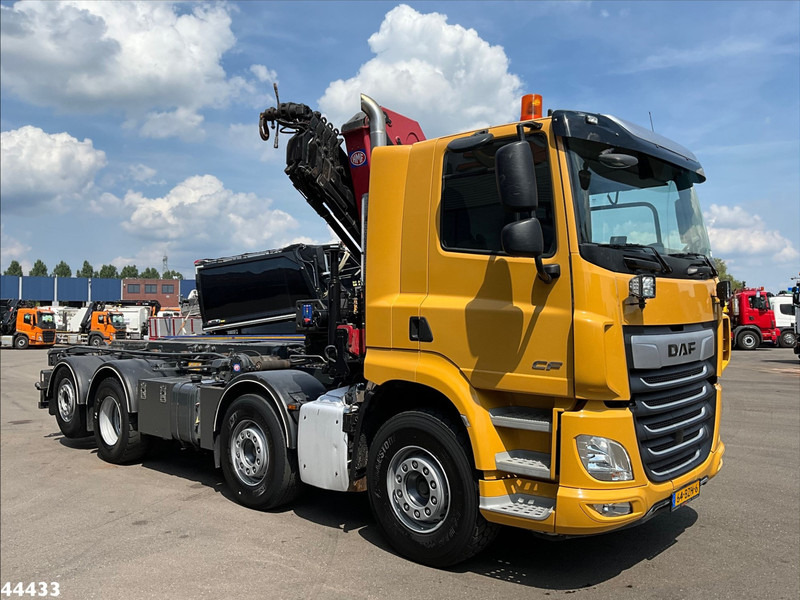 DAF DAF FAX CF 480 Euro 6 HMF 26 Tonmeter laadkraan - Teherautó - kábelrendszer, Darus autó: 5 kép. DAF DAF FAX CF 480 Euro 6 HMF 26 Tonmeter laadkraan - Teherautó - kábelrendszer, Darus autó: 5 kép.