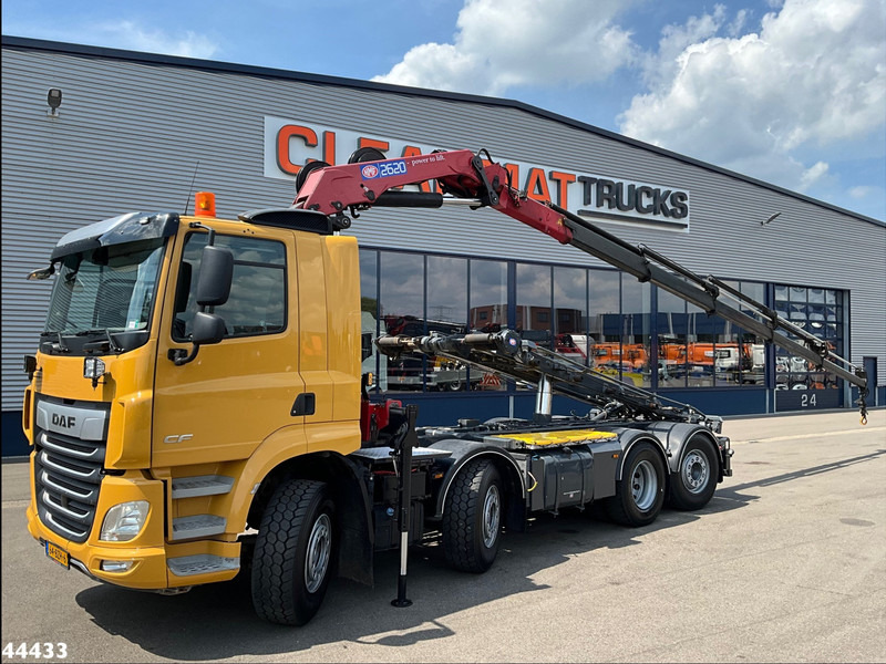 DAF DAF FAX CF 480 Euro 6 HMF 26 Tonmeter laadkraan - Teherautó - kábelrendszer, Darus autó: 1 kép. DAF DAF FAX CF 480 Euro 6 HMF 26 Tonmeter laadkraan - Teherautó - kábelrendszer, Darus autó: 1 kép.
