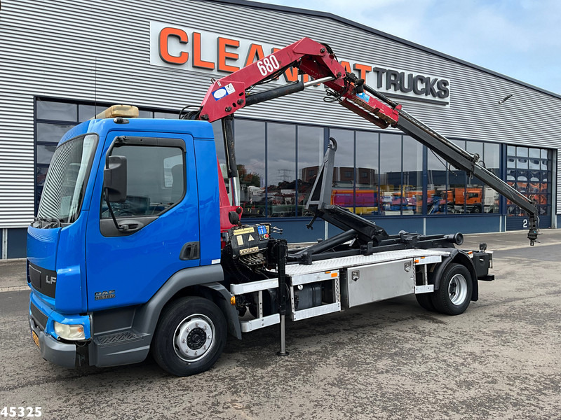 DAF FA 45 LF 180 HMF 7 Tonmeter laadkraan - Horgos rakodó teherautó, Darus autó: 1 kép. DAF FA 45 LF 180 HMF 7 Tonmeter laadkraan - Horgos rakodó teherautó, Darus autó: 1 kép.