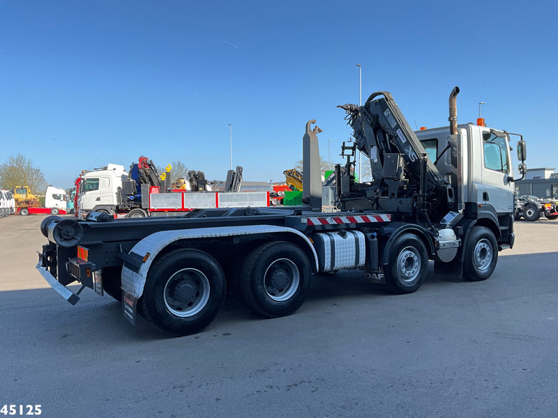 DAF FAD 85 CF 460 8x4 Hiab 16 Tonmeter laadkraan - Horgos rakodó teherautó, Darus autó: 4 kép. DAF FAD 85 CF 460 8x4 Hiab 16 Tonmeter laadkraan - Horgos rakodó teherautó, Darus autó: 4 kép.