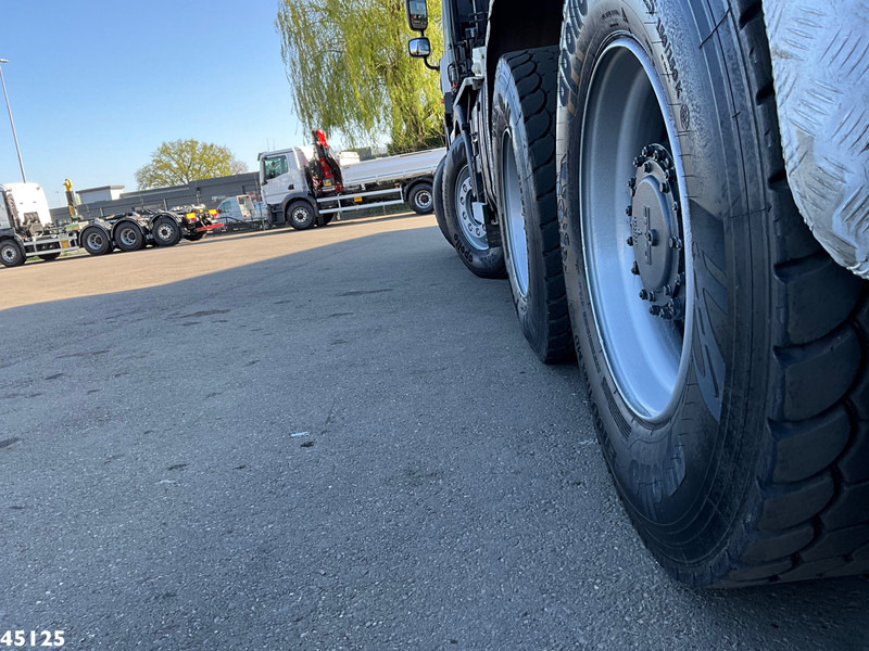 Horgos rakodó teherautó, Darus autó DAF FAD 85 CF 460 8x4 Hiab 16 Tonmeter laadkraan: 10 kép.