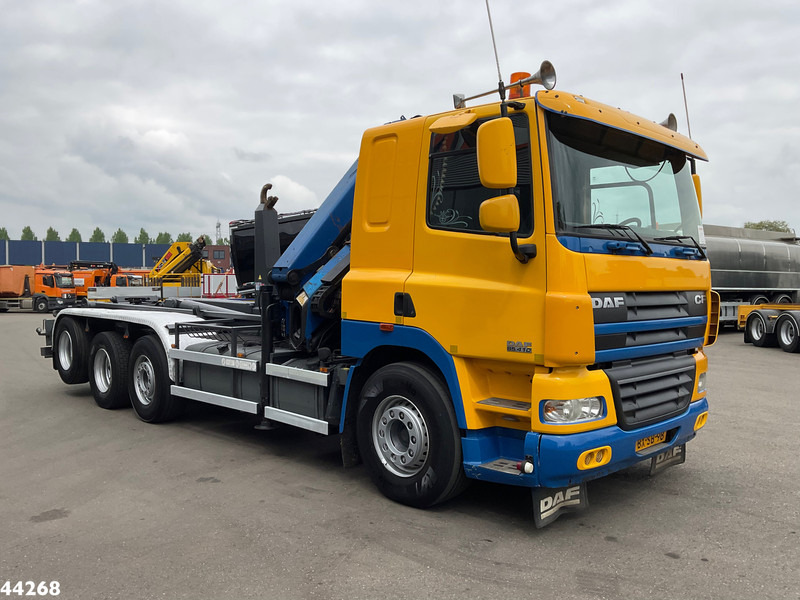 DAF FAK 85 CF 410 Palfinger 18 Tonmeter laadkraan - Horgos rakodó teherautó, Darus autó: 5 kép. DAF FAK 85 CF 410 Palfinger 18 Tonmeter laadkraan - Horgos rakodó teherautó, Darus autó: 5 kép.