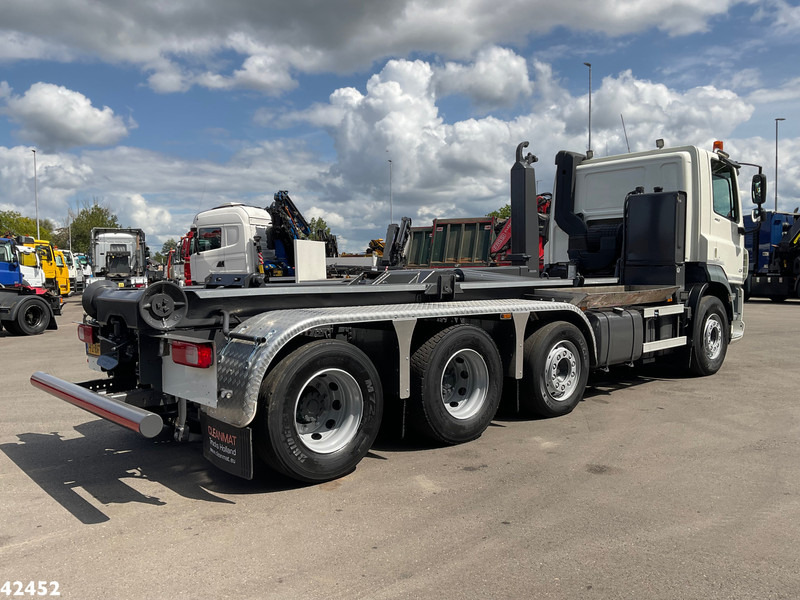 DAF FAK CF 460 Tridem 8x2 Euro 6 VDL 30 Ton haakarmsysteem - Horgos rakodó teherautó: 5 kép. DAF FAK CF 460 Tridem 8x2 Euro 6 VDL 30 Ton haakarmsysteem - Horgos rakodó teherautó: 5 kép.