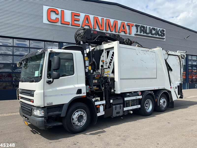 DAF FAN 75 CF 250 Hiab 21 Tonmeter laadkraan + weegsysteem - Szemetesautó: 2 kép. DAF FAN 75 CF 250 Hiab 21 Tonmeter laadkraan + weegsysteem - Szemetesautó: 2 kép.