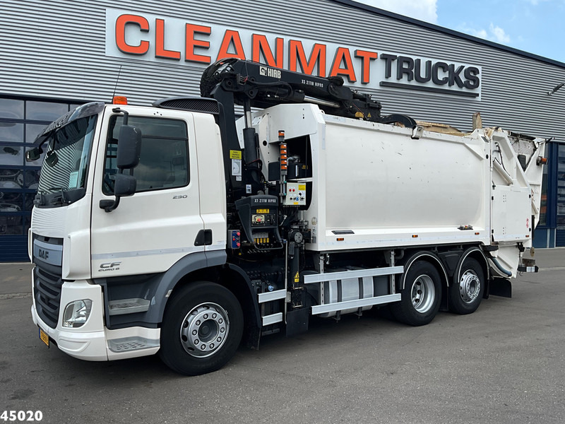 DAF FAN CF 290 Euro 6 Hiab 21 Tonmeter laadkraan - Szemetesautó: 2 kép. DAF FAN CF 290 Euro 6 Hiab 21 Tonmeter laadkraan - Szemetesautó: 2 kép.
