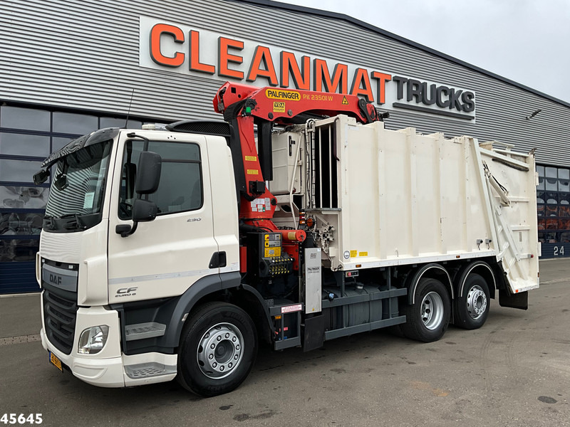 DAF FAN CF 290 Euro 6 Palfinger 23 Tonmeter laadkraan - Szemetesautó: 2 kép. DAF FAN CF 290 Euro 6 Palfinger 23 Tonmeter laadkraan - Szemetesautó: 2 kép.