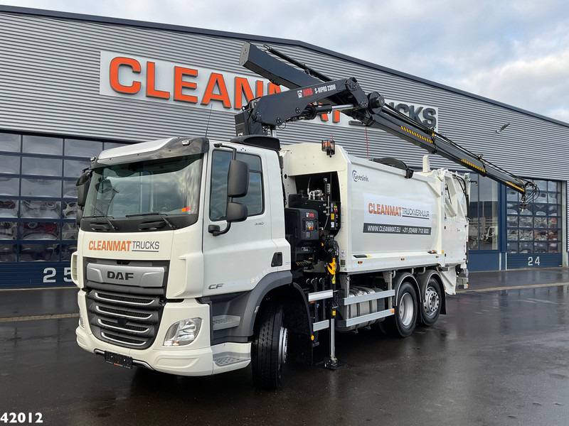 DAF FAN CF 340 Hiab 23 Tonmeter laadkraan - Szemetesautó: 1 kép. DAF FAN CF 340 Hiab 23 Tonmeter laadkraan - Szemetesautó: 1 kép.