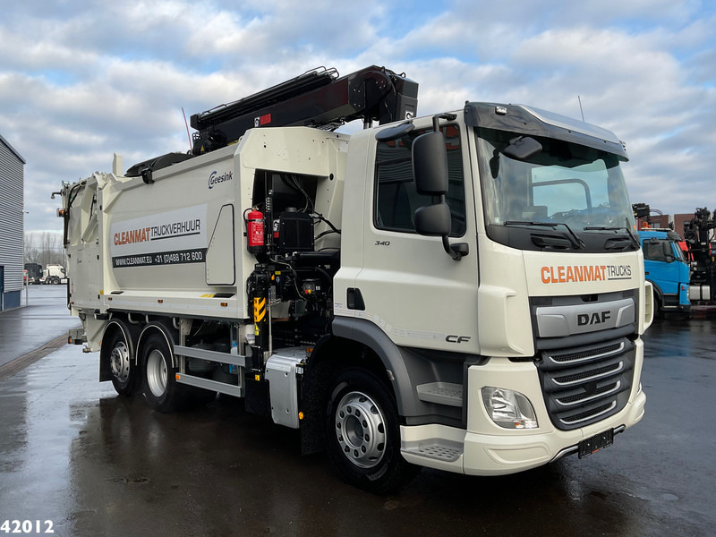 DAF FAN CF 340 Hiab 23 Tonmeter laadkraan - Szemetesautó: 5 kép. DAF FAN CF 340 Hiab 23 Tonmeter laadkraan - Szemetesautó: 5 kép.