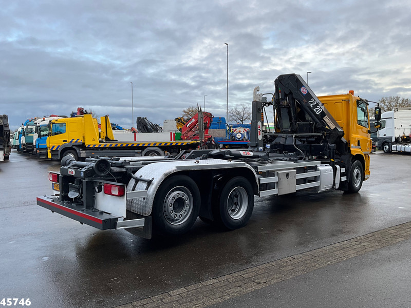 DAF FAN CF 370 Euro 6 HMF 22 Tonmeter laadkraan Just 149.152 km! - Horgos rakodó teherautó, Darus autó: 4 kép. DAF FAN CF 370 Euro 6 HMF 22 Tonmeter laadkraan Just 149.152 km! - Horgos rakodó teherautó, Darus autó: 4 kép.