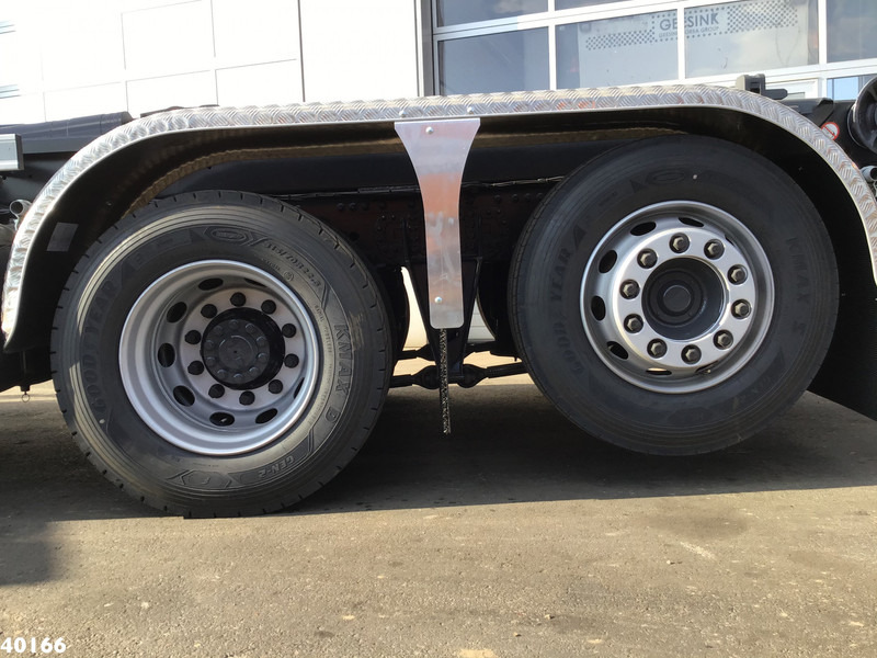 Horgos rakodó teherautó, Darus autó DAF FAN CF 430 HMF 23 Tonmeter laadkraan: 7 kép.