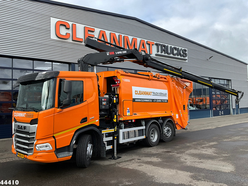 DAF FAN XD 340 Euro 6 Hiab 23 Tonmeter laadkraan - Szemetesautó: 1 kép. DAF FAN XD 340 Euro 6 Hiab 23 Tonmeter laadkraan - Szemetesautó: 1 kép.