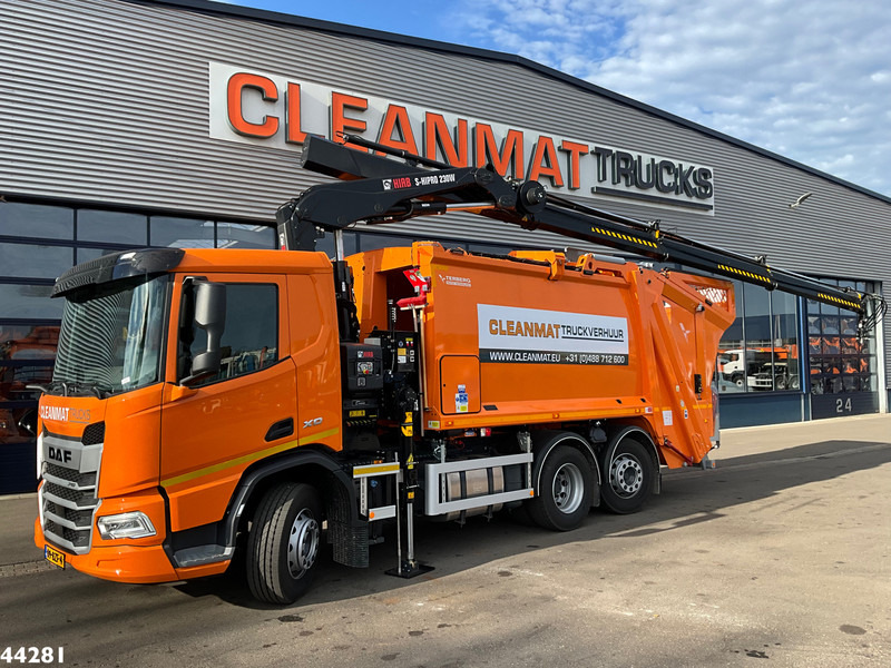 DAF FAN XD 340 Euro 6 Hiab 23 Tonmeter laadkraan - Szemetesautó: 1 kép. DAF FAN XD 340 Euro 6 Hiab 23 Tonmeter laadkraan - Szemetesautó: 1 kép.