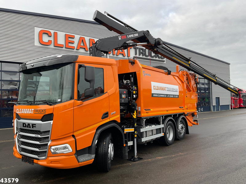 DAF FAN XD 340 Hiab 23 Tonmeter laadkraan - Szemetesautó: 1 kép. DAF FAN XD 340 Hiab 23 Tonmeter laadkraan - Szemetesautó: 1 kép.