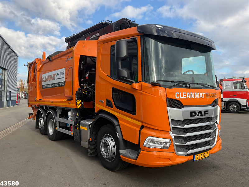 DAF FAN XD 340 Hiab 23 Tonmeter laadkraan + Welvaarts Weighing system - Szemetesautó: 3 kép. DAF FAN XD 340 Hiab 23 Tonmeter laadkraan + Welvaarts Weighing system - Szemetesautó: 3 kép.