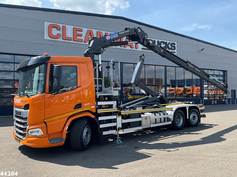 DAF FAN XD 450 Euro 6 HMF 23 Tonmeter laadkraan - Horgos rakodó teherautó, Darus autó: 1 kép. DAF FAN XD 450 Euro 6 HMF 23 Tonmeter laadkraan - Horgos rakodó teherautó, Darus autó: 1 kép.