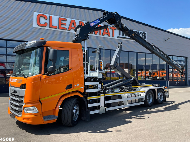 DAF FAN XD 450 Euro 6 HMF 23 Tonmeter laadkraan - Horgos rakodó teherautó, Darus autó: 1 kép. DAF FAN XD 450 Euro 6 HMF 23 Tonmeter laadkraan - Horgos rakodó teherautó, Darus autó: 1 kép.