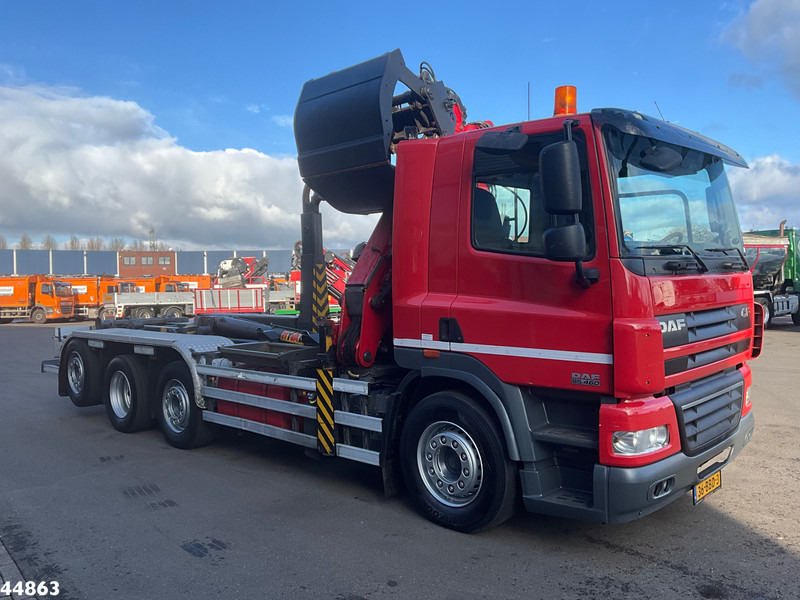 DAF FAQ 85 CF 460 HMF 16 Tonmeter Z-kraan - Horgos rakodó teherautó, Darus autó: 3 kép. DAF FAQ 85 CF 460 HMF 16 Tonmeter Z-kraan - Horgos rakodó teherautó, Darus autó: 3 kép.