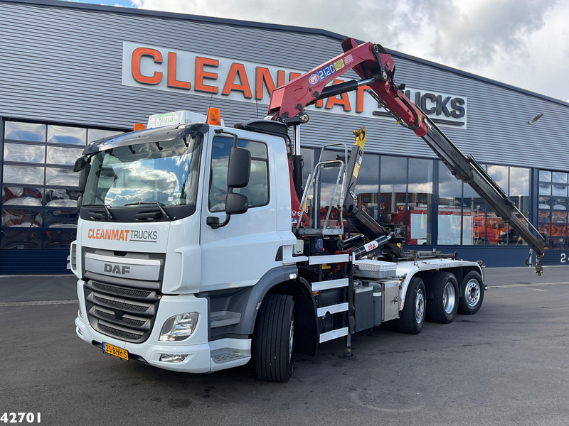 DAF FAQ CF 400 8x2 Euro 6 HMF 21 Tonmeter laadkraan - Horgos rakodó teherautó, Darus autó: 1 kép. DAF FAQ CF 400 8x2 Euro 6 HMF 21 Tonmeter laadkraan - Horgos rakodó teherautó, Darus autó: 1 kép.