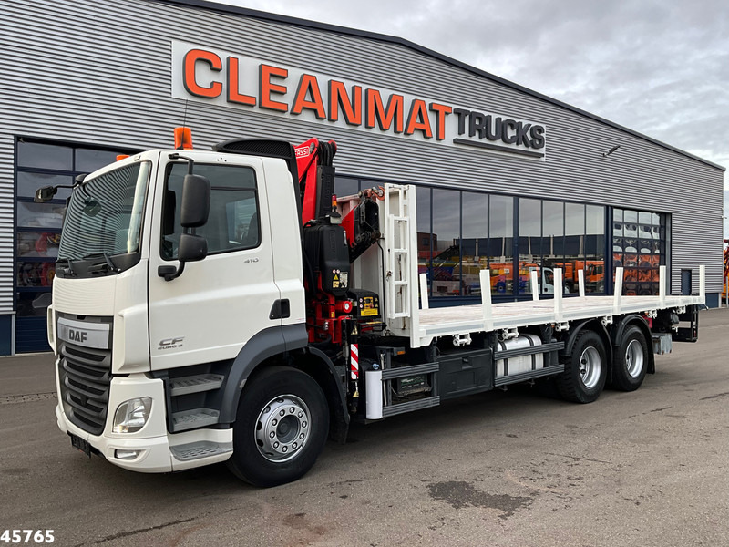 DAF FAS CF 410 Euro 6 Fassi 13 Tonmeter laadkraan - Darus autó: 2 kép. DAF FAS CF 410 Euro 6 Fassi 13 Tonmeter laadkraan - Darus autó: 2 kép.