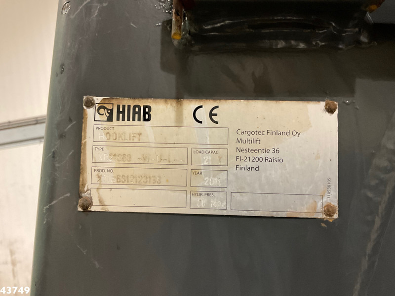 Horgos rakodó teherautó DAF FAS CF 440 Euro 6 Hiab 21 Ton haakarmsysteem: 18 kép.