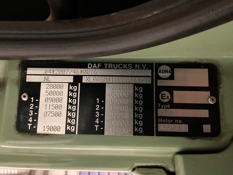Horgos rakodó teherautó DAF FAS CF 440 Euro 6 Hiab 21 Ton haakarmsysteem: 19 kép.
