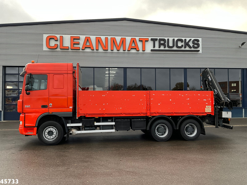 DAF FAT 105 XF 460 6x4 Manual Full Steel Hiab 16 Tonmeter laadkraan - Darus autó: 3 kép. DAF FAT 105 XF 460 6x4 Manual Full Steel Hiab 16 Tonmeter laadkraan - Darus autó: 3 kép.