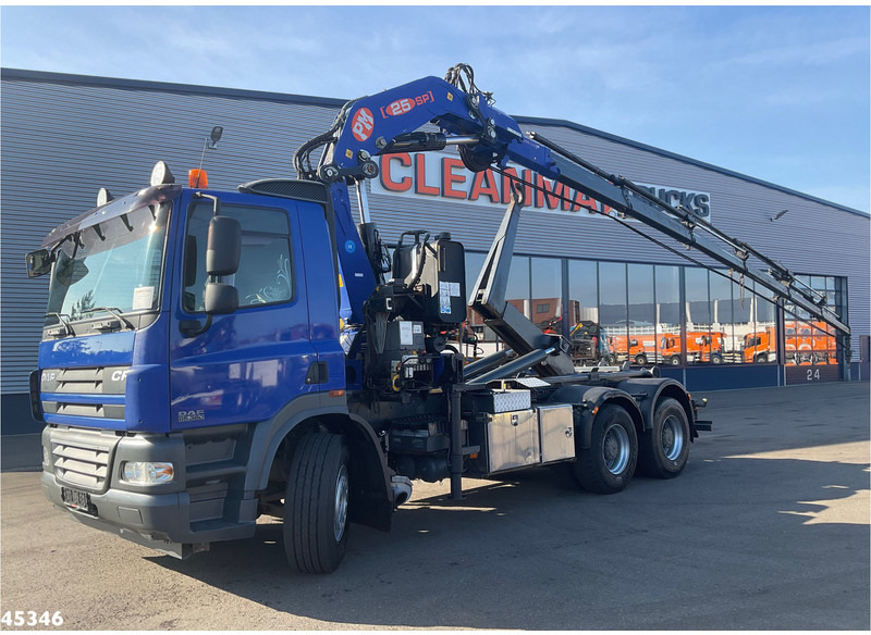DAF FAT 85 CF 360 6x4 PM 25 Tonmeter laadkraan - Horgos rakodó teherautó, Darus autó: 1 kép. DAF FAT 85 CF 360 6x4 PM 25 Tonmeter laadkraan - Horgos rakodó teherautó, Darus autó: 1 kép.