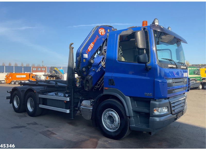 DAF FAT 85 CF 360 6x4 PM 25 Tonmeter laadkraan - Horgos rakodó teherautó, Darus autó: 3 kép. DAF FAT 85 CF 360 6x4 PM 25 Tonmeter laadkraan - Horgos rakodó teherautó, Darus autó: 3 kép.