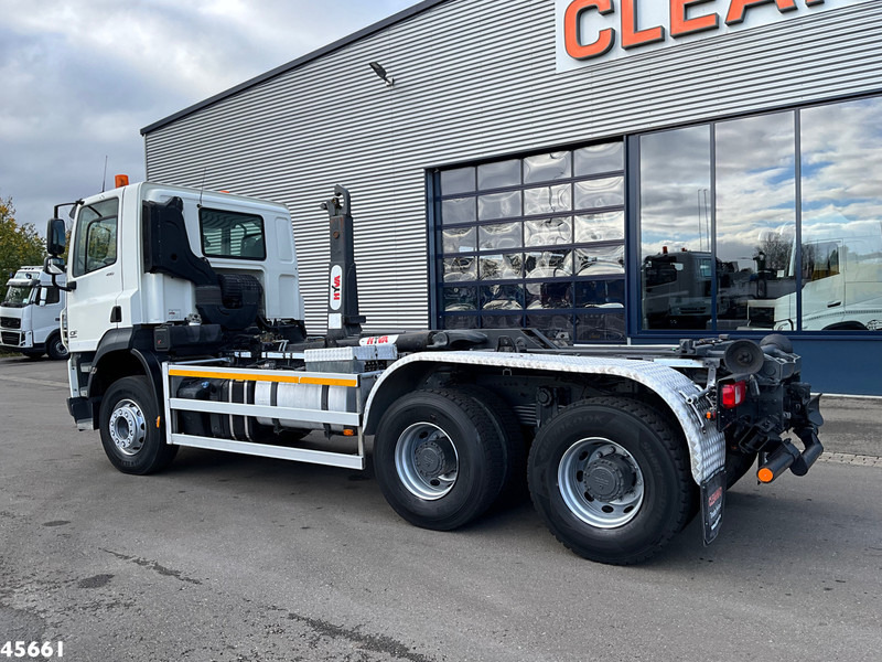 DAF FAT CF 410 Euro 6 6x4 Hyvalift 20 Ton haakarmsysteem - Horgos rakodó teherautó: 5 kép. DAF FAT CF 410 Euro 6 6x4 Hyvalift 20 Ton haakarmsysteem - Horgos rakodó teherautó: 5 kép.