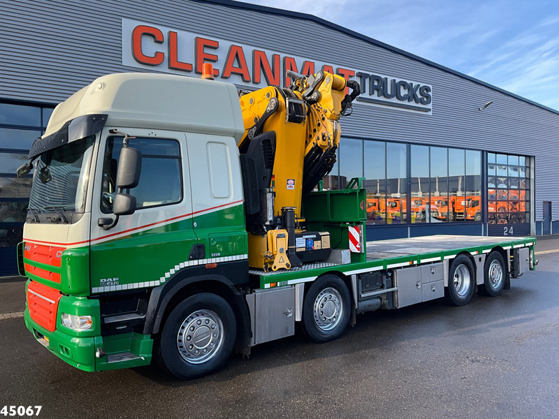 DAF FAX 85 CF 410 HMF 85 Tonmeter laadkraan + Fly-jib - Darus autó: 2 kép. DAF FAX 85 CF 410 HMF 85 Tonmeter laadkraan + Fly-jib - Darus autó: 2 kép.
