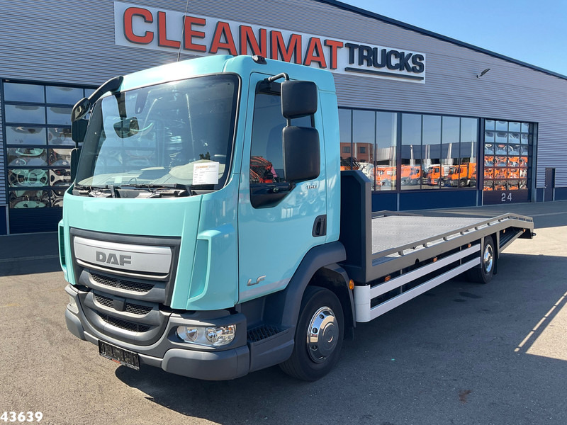 DAF LF 180 Euro 6 Autotransporter met oprijplaten Just 136.604 km! - Autószállító teherautó: 2 kép. DAF LF 180 Euro 6 Autotransporter met oprijplaten Just 136.604 km! - Autószállító teherautó: 2 kép.
