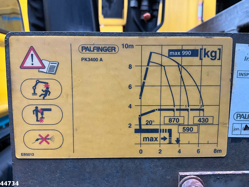 Billenőplatós teherautó, Darus autó FUSO Canter 7C15 Palfinger 3 Tonmeter laadkraan Just 113.114 km!: 20 kép.
