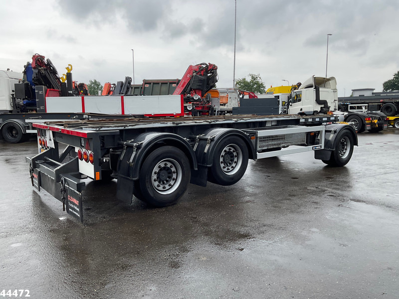 GS Meppel 3-assige container aanhangwagen - Pótkocsi cserefelépítményes: 3 kép. GS Meppel 3-assige container aanhangwagen - Pótkocsi cserefelépítményes: 3 kép.
