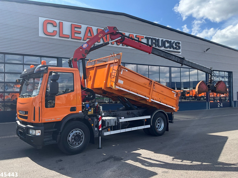 Iveco ML190EL25 HMF 10 Tonmeter laadkraan Just 73.307 km! - Billenőplatós teherautó, Darus autó: 1 kép. Iveco ML190EL25 HMF 10 Tonmeter laadkraan Just 73.307 km! - Billenőplatós teherautó, Darus autó: 1 kép.