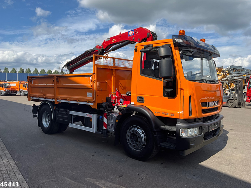 Iveco ML190EL25 HMF 10 Tonmeter laadkraan Just 73.307 km! - Billenőplatós teherautó, Darus autó: 4 kép. Iveco ML190EL25 HMF 10 Tonmeter laadkraan Just 73.307 km! - Billenőplatós teherautó, Darus autó: 4 kép.