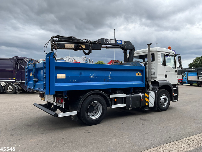 MAN TGA 18.310 Full Steel HMF 10 Tonmeter laadkraan - Billenőplatós teherautó, Darus autó: 5 kép. MAN TGA 18.310 Full Steel HMF 10 Tonmeter laadkraan - Billenőplatós teherautó, Darus autó: 5 kép.