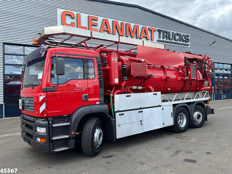 MAN TGA 26.360 Kutschke 12,5 m³ Combi Kolkenzuiger Just 168.699 km! - Szippantós autó: 3 kép. MAN TGA 26.360 Kutschke 12,5 m³ Combi Kolkenzuiger Just 168.699 km! - Szippantós autó: 3 kép.