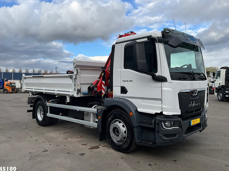 MAN TGM 18.320 Euro 6 Fassi 13 Tonmeter laadkraan NEW AND UNUSED! - Billenőplatós teherautó: 4 kép. MAN TGM 18.320 Euro 6 Fassi 13 Tonmeter laadkraan NEW AND UNUSED! - Billenőplatós teherautó: 4 kép.
