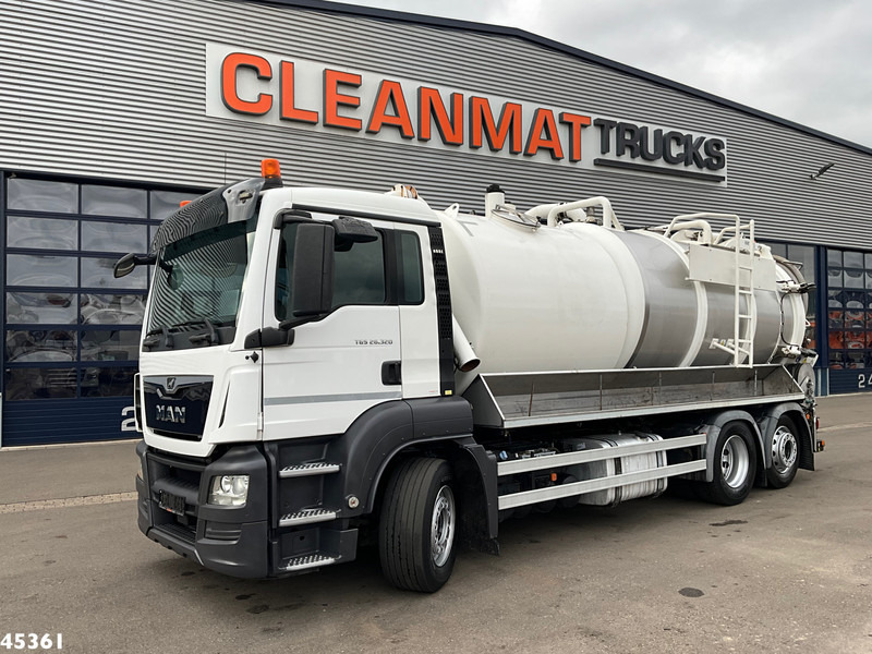 MAN TGS 26.320 Euro 6 Amphitec 12 m³ Combi - Szippantós autó: 2 kép. MAN TGS 26.320 Euro 6 Amphitec 12 m³ Combi - Szippantós autó: 2 kép.