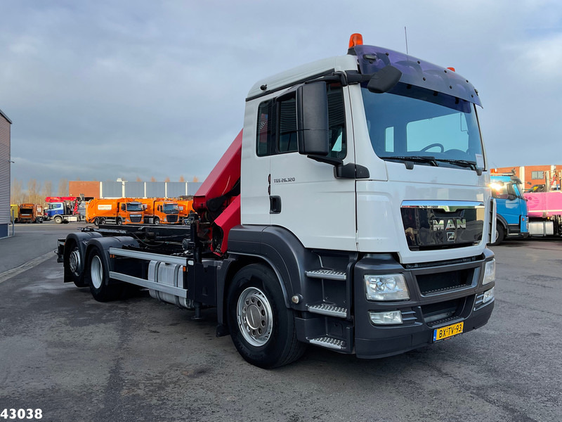 MAN TGS 26.320 HMF 20 Tonmeter laadkraan - Teherautó - kábelrendszer, Darus autó: 5 kép. MAN TGS 26.320 HMF 20 Tonmeter laadkraan - Teherautó - kábelrendszer, Darus autó: 5 kép.